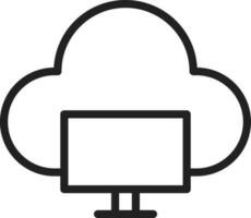 wolk systeem icoon vector afbeelding. geschikt voor mobiel appjes, web apps en afdrukken media.