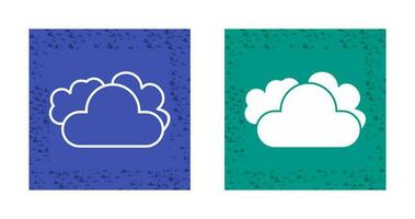 bewolkt weer vector icoon