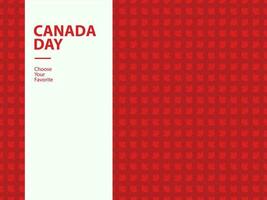 Canada dag land evenement patroon vlag vrede achtergrond nationaal element vector vakantie juli poster