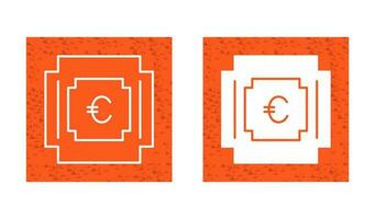 euro symbool vector icoon