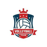 volleybal logo ontwerp vector illustratie