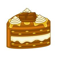 chocola cakes in vector illustratie