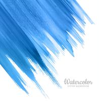 Moderne blauwe waterverfachtergrond vector
