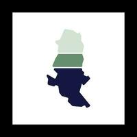 kamianets-podilskyi stad kaart meetkundig logo vector