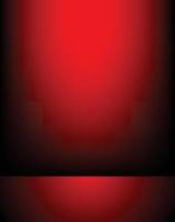 lege rode kleur display producten studio kamer achtergrond vector