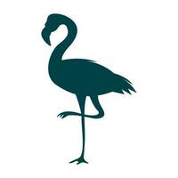 flamingo logo icoon ontwerp vector