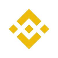 binance munt, logo, icoon, cryptogeld vector