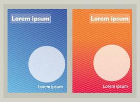 abstract patroon structuur boek brochure poster Hoes helling sjabloon illustratie van een reeks van banners.eps vector