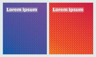 abstract patroon structuur boek brochure poster Hoes helling sjabloon illustratie van een reeks van banners vector