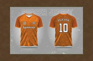 modern voetbal Jersey Amerikaans voetbal sport t overhemd ontwerp geschikt voor racen, voetbal, gaming en e sport- vrij vector en dubbele zijdig mockup