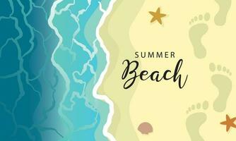 vector zomer strand ontwerp