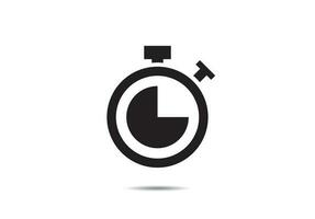 stopwatch tijd pictogrammen vector illustratie Aan achtergrond