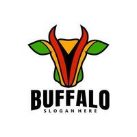 buffel logo icoon ontwerp vector