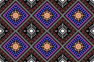 etnisch figuur aztec borduurwerk stijl. meetkundig ikat oosters traditioneel kunst Patroonontwerp voor etnisch achtergrond,behang,mode,kleding,verpakking,stof,afbeelding,vector illustratie vector