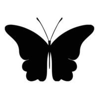 vlinder vector silhouet