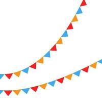 vlaggen vector voor uw verjaardag partij ontwerp.