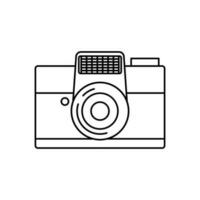 camera schets icoon voor logo ... vector