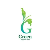 logo Gaan groen vector illustratie