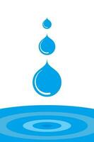 water laten vallen vallend icoon symbool vector