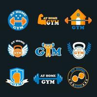 sportschool thuis logo vector