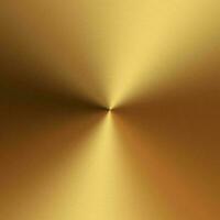 goud metalen radiaal helling met krassen. goud folie oppervlakte structuur effect. vector illustratie