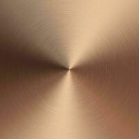 bronzen metalen radiaal helling met krassen. bronzen folie oppervlakte structuur effect. vector illustratie