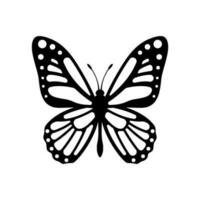 vlinder vector geïsoleerd Aan wit achtergrond