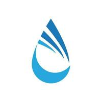 waterdruppel logo sjabloon vector