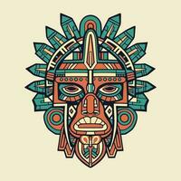 onderzoeken de ingewikkeld details van aztec cultuur met onze verbijsterend hand getekend aztec illustratie ontwerp vector