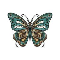vlinder logo merk ontwerp is elegant en geavanceerde, perfect voor merken dat willen naar vitrine hun schoonheid en transformatie. vector