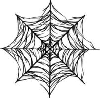 geïsoleerd spin web vector illustraties