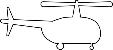 helikopter lucht vervoer voor decoratie. vector