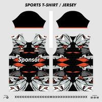 vector t-shirt sport ontwerp, sublimatie Jersey