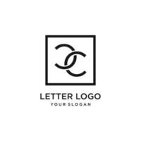 brief logo ontwerp met gemakkelijk en modern vector