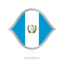 Guatemala nationaal team vlag in stijl voor Internationale basketbal wedstrijden. vector