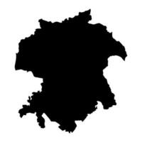 viljandi provincie kaart, de staat administratief onderverdeling van Estland. vector illustratie.