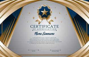 afstuderen certificaat sjabloon concept vector