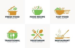voedsel logo collectie