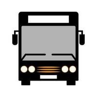 vector bus icoon symbool Aan wit achtergrond in modieus stijl. geschikt voor veel doeleinden. vrij vector illustratie.