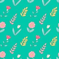 bloemen patroon tuin warm mooi vector