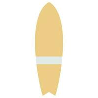 surfplank. vlak vector illustratie