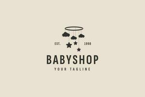 baby winkel logo vector icoon illustratie