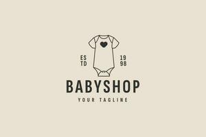 baby winkel logo vector icoon illustratie