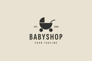 baby winkel logo vector icoon illustratie