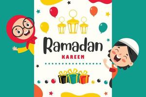 hand getrokken illustratie voor ramadan kareem en islamitische cultuur vector