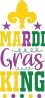 mardi gras citaten vector ontwerp