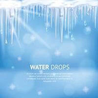 waterdruppels abstracte poster vectorillustratie vector