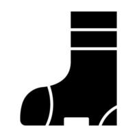 boer schoenen glyph icoon ontwerp vector