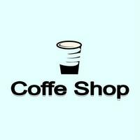 koffie cafe logo illustratie ontwerp sjabloon vector