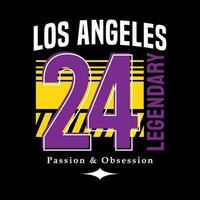 los angeles streetwear y2k leuze citaat wijnoogst stijl logo vector icoon illustratie achtergrond. geschikt voor t-shirt, kleding, poster, banier, folder, sticker